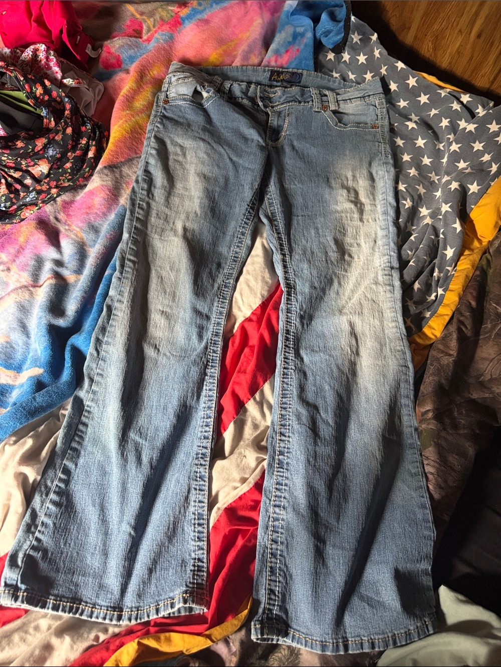 Angels Jeans Light Blue Flare Jeans
